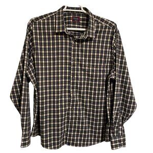 UNTUCKit Men's Button Down Plaid Long Sleeve Shirt, Size 3XL